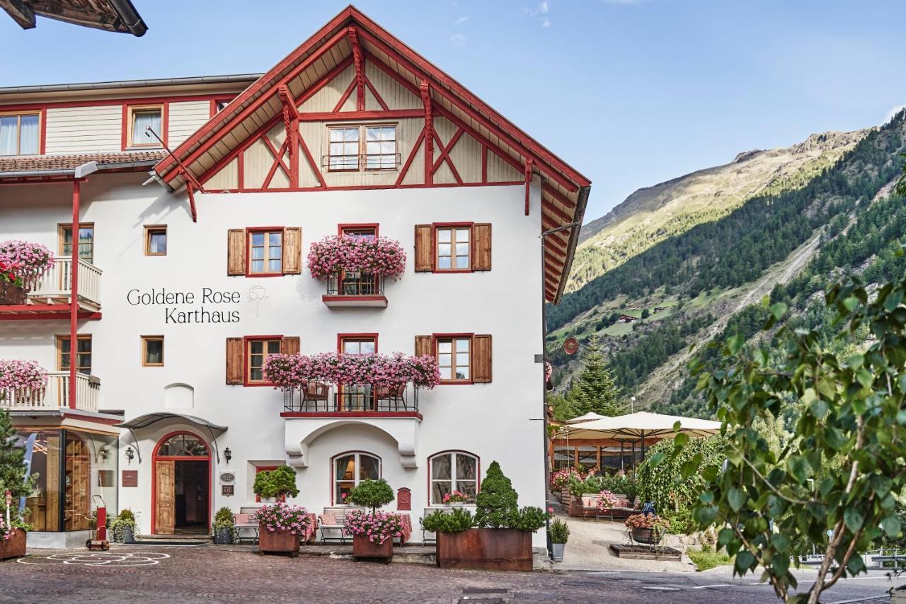 Goldene Rose Karthaus A Member Of Small Luxury Hotels Of The World Senales Exterior photo